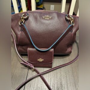 Coach crossbody with matching wallet